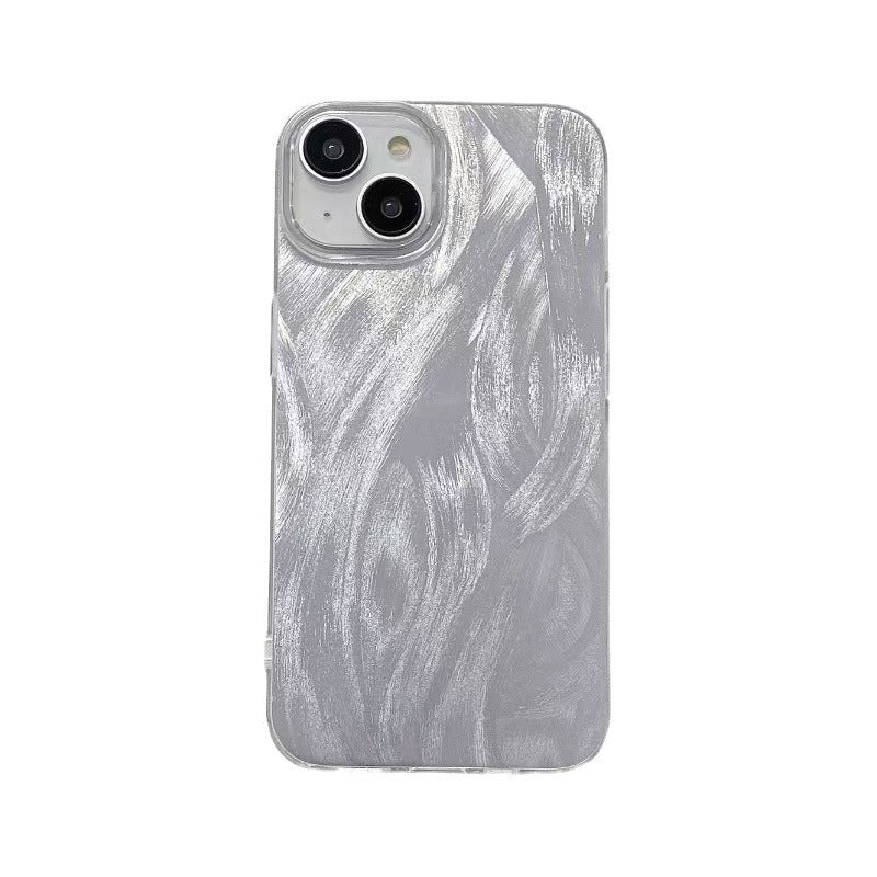 Feather Glitter Mobile Phone Case Protective Case, Compatible for Samsung S24Ultra A55 A15 S23 S20FE