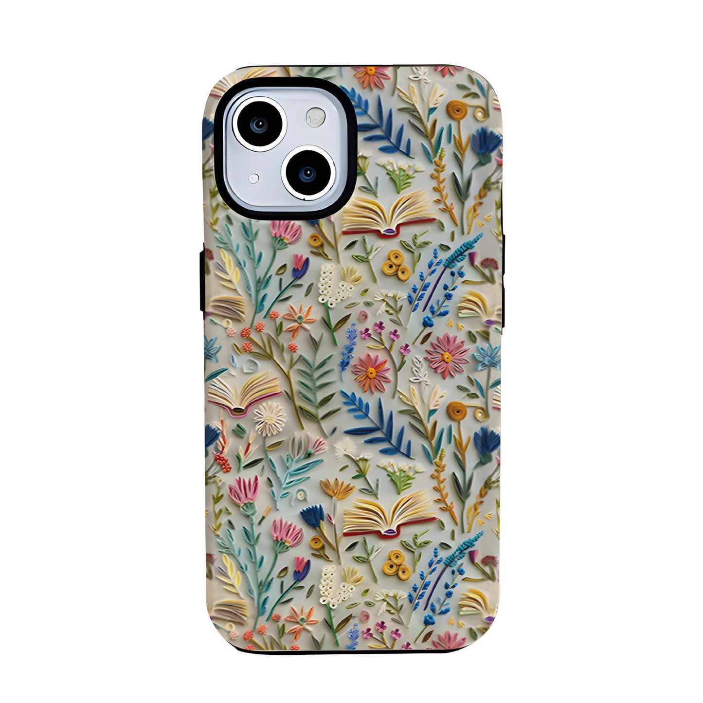 Garden Flower Color Aesthetic Phone Case Suitable for iPhone16 iPhone15 iPhone14 iPhone13