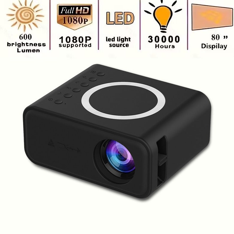 Home Mini Projector Micro Home Portable Apple Android Mobile Phone Wireless Screen Projection Internet