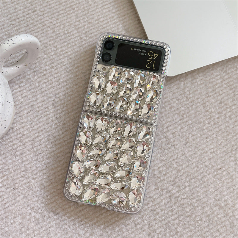 Color Full Diamond Folding Screen Phone Case, Suitable for Samsung Galaxy ZFlip6 3/4/5