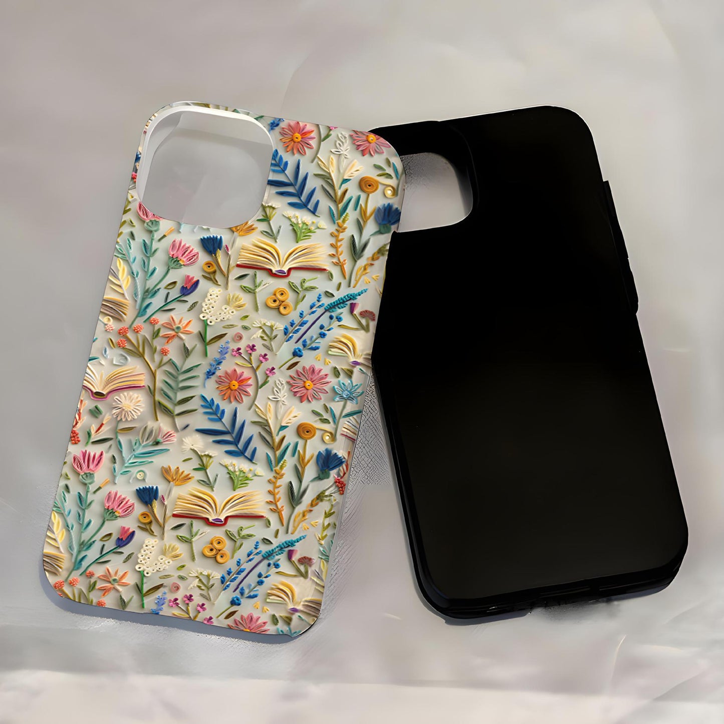 Garden Flower Color Aesthetic Phone Case Suitable for iPhone16 iPhone15 iPhone14 iPhone13