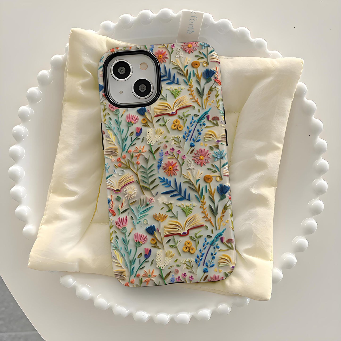 Garden Flower Color Aesthetic Phone Case Suitable for iPhone16 iPhone15 iPhone14 iPhone13